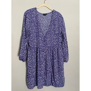 Summersalt Easy Breezy Eco Voile Tunic Cover-Up Mini Dress Size M